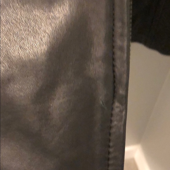Long leather jacket - Picture 7 of 9